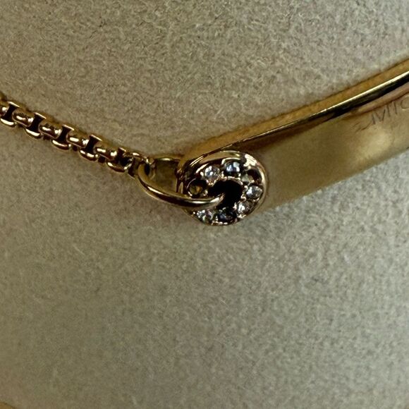 Michael Kors Haute Plaque Rose Gold Slider Bracelet - Picture 3 of 5